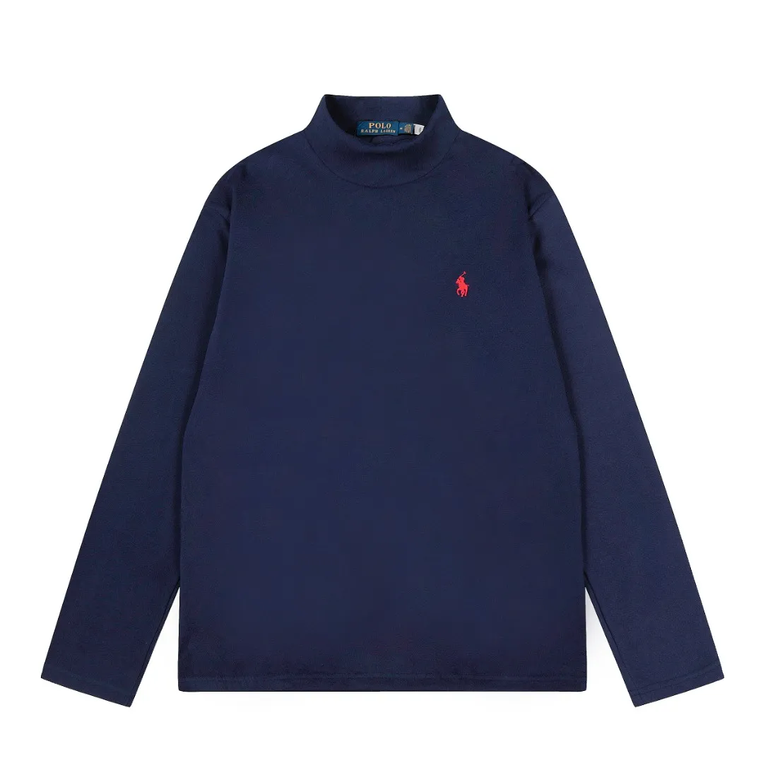 P190 Top quality" Style number: DS606# (not off the shelves all year round) [Ralph Lauren half turtleneck solid color pony embroidery logo basic round neck long sleeves] ✅Ralph Lauren Ralph Lauren classic basic versatile unisex half turtleneck pullover German velvet long sleeves ✅Main supply platform live broadcast Wholesale entities Replenish when out of stock Not off the shelves ✅ZP quality 1:1 version Scan the code to enter the GF website Counter quality ✅Detailed quality The only one in Guangzhou 280g German velvet fabric is comfortable and warm. It focuses on high-end and cost-effective. Needless to say good quality. ✅The version is restored to the original order. The maximum size can be worn up to 180 pounds. Loose, comfortable and stress-free. ✅The upper body is simple and easy to match. A must-have item for ootd. Good-looking clothes are never picky. A must-have in couples' wardrobes. Size: